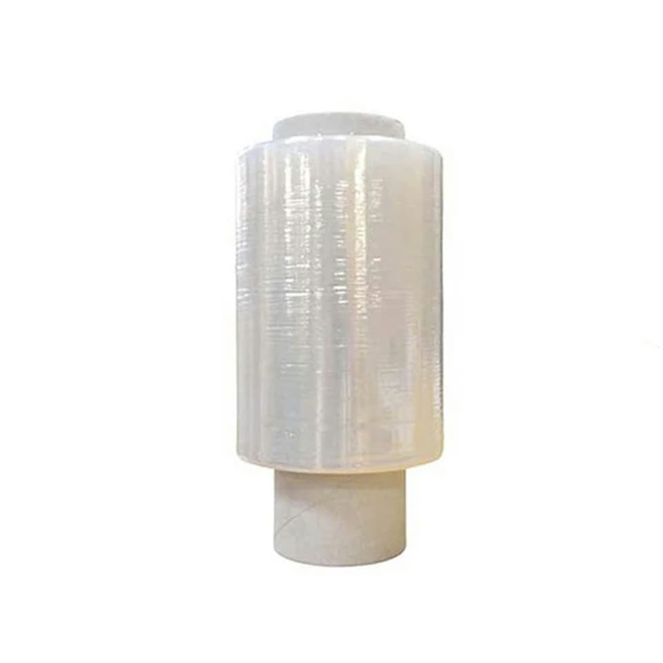 image 1 of 12 x 150mm Clear Strong Plastic Cling Film Protective Pallet Shrink Wrap Rolls