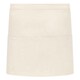 image 1 of Brand Lab Unisex Adult Organic Front Pocket Short Apron - Natural - One Size
