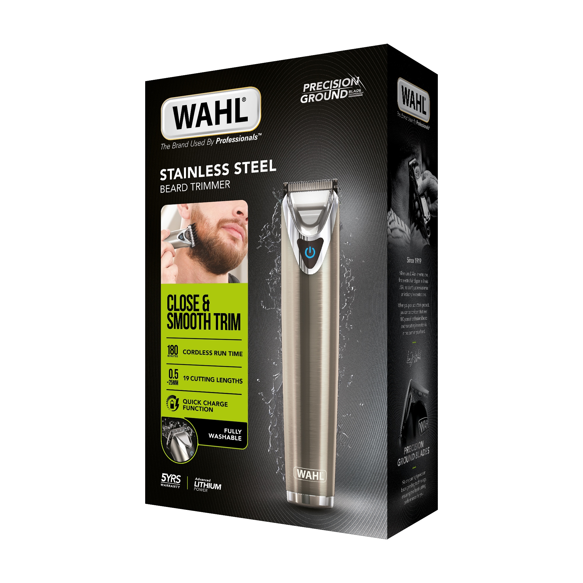 Wahl 3025959 Stainless Steel Beard Trimmer