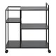 image 2 of Newcastle Serving Trolley in Matt Black