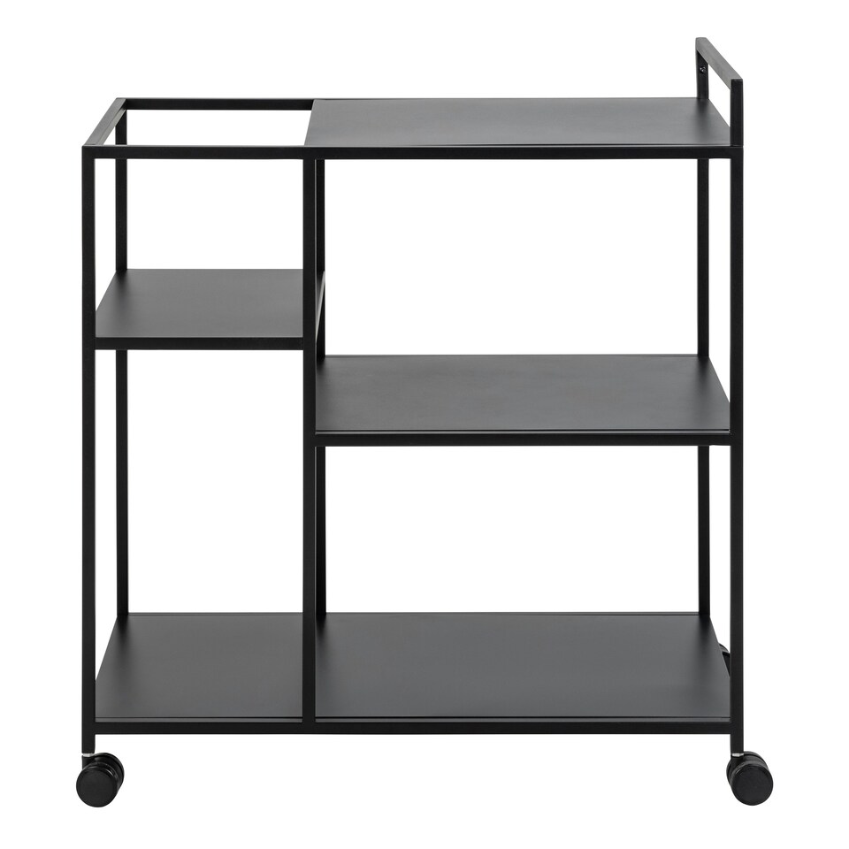 image 1 of Newcastle Serving Trolley in Matt Black
