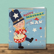 Happy Birthday Little Man Greetings Card