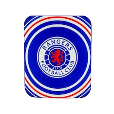 Rangers FC Pulse Pluse Fleece Blanket - Blue/White/Red - One Size