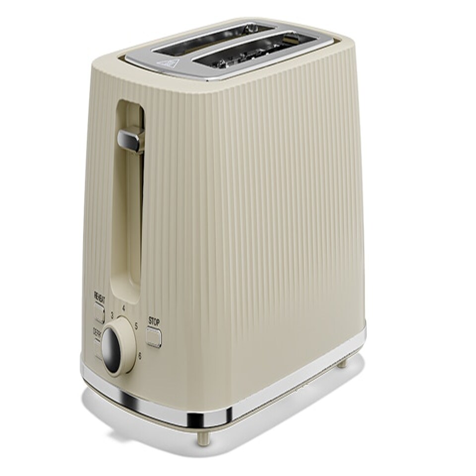 image 1 of Cello Textured Cream 2 slice Toaster Cream | 2 Slice