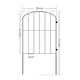 image 2 of Levede 10 Pack Metal Garden Fence Decorative Animal Barrier Outdoor Pet Border | Black