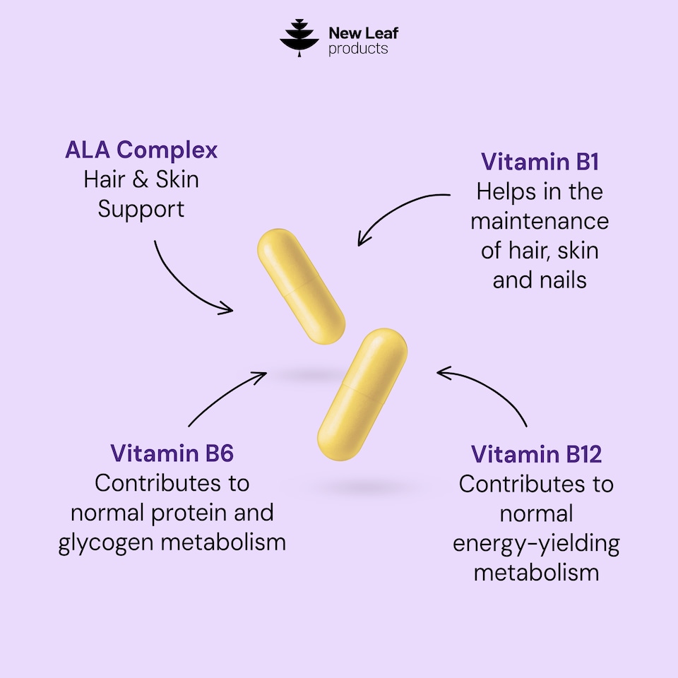 image 1 of ALA Complex With Vitamin B1, B6 & B12 - 120 Capsules