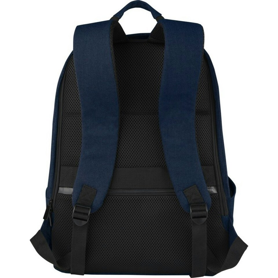 image 1 of Joey Canvas Anti-Theft 18L Laptop Backpack - Navy - One Size