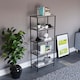 image 1 of Vida Designs Brooklyn 5 Tier Bookcase Industrial Style Display Storage, Grey