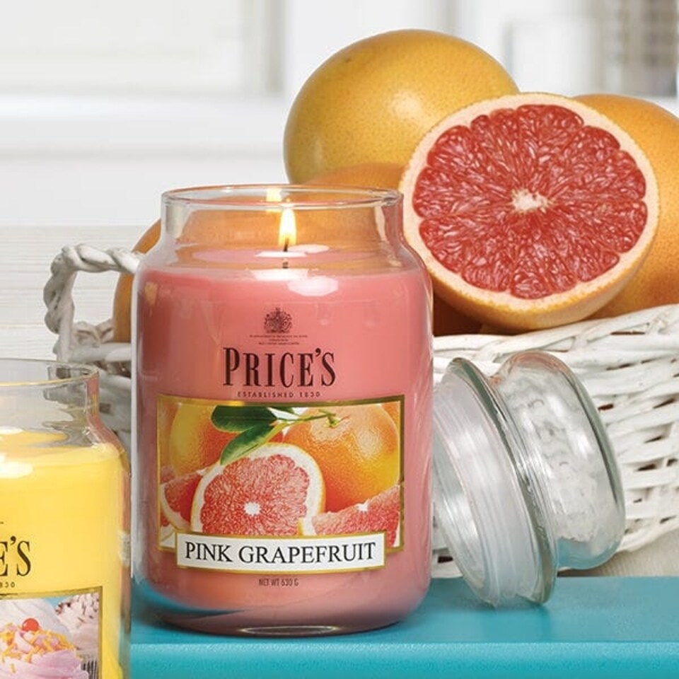image 1 of Prices Fragrance Collection Pink Grapefruit Large Jar Candle