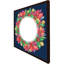 Holly & bright leaves (Picture Frame) Brown | L
