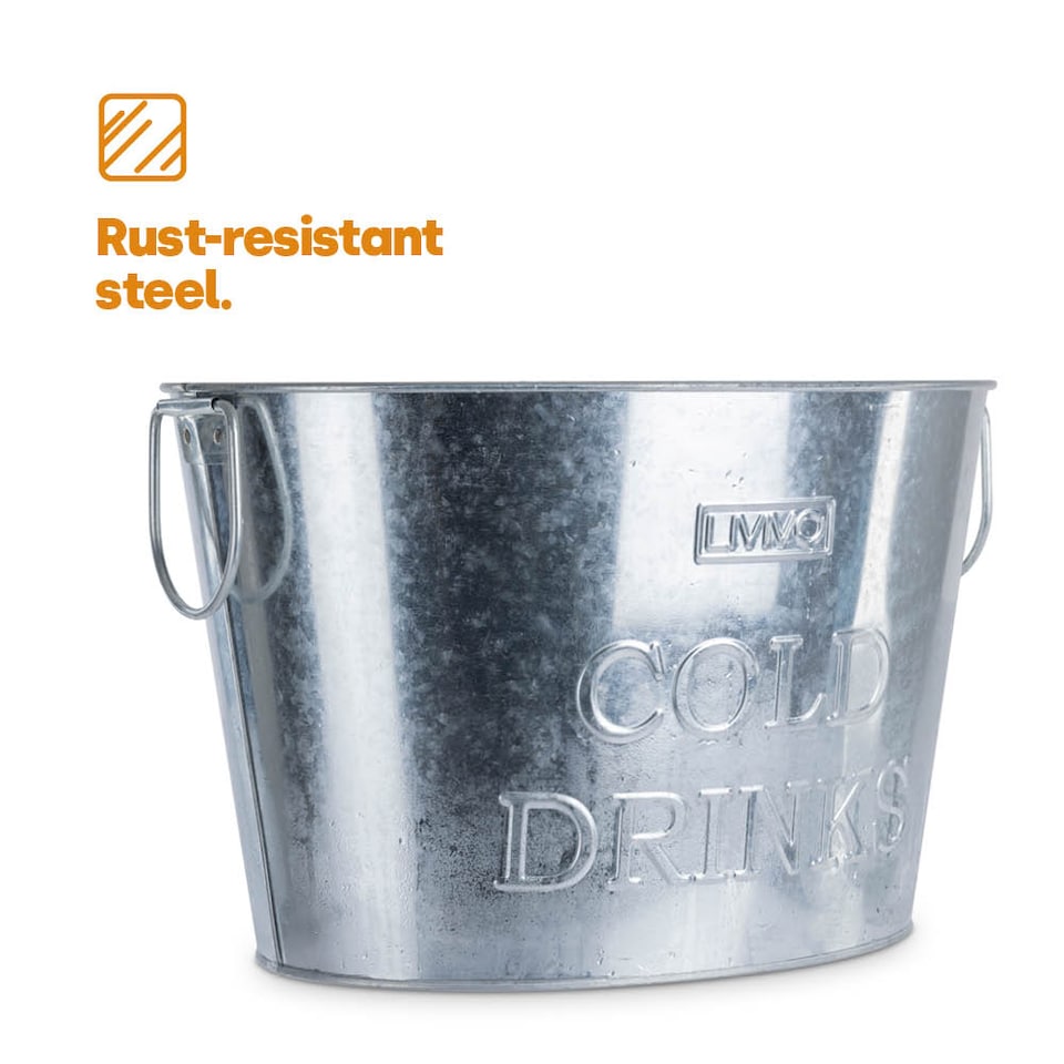 image 1 of Galvanised Ice bucket & Champagne Bath