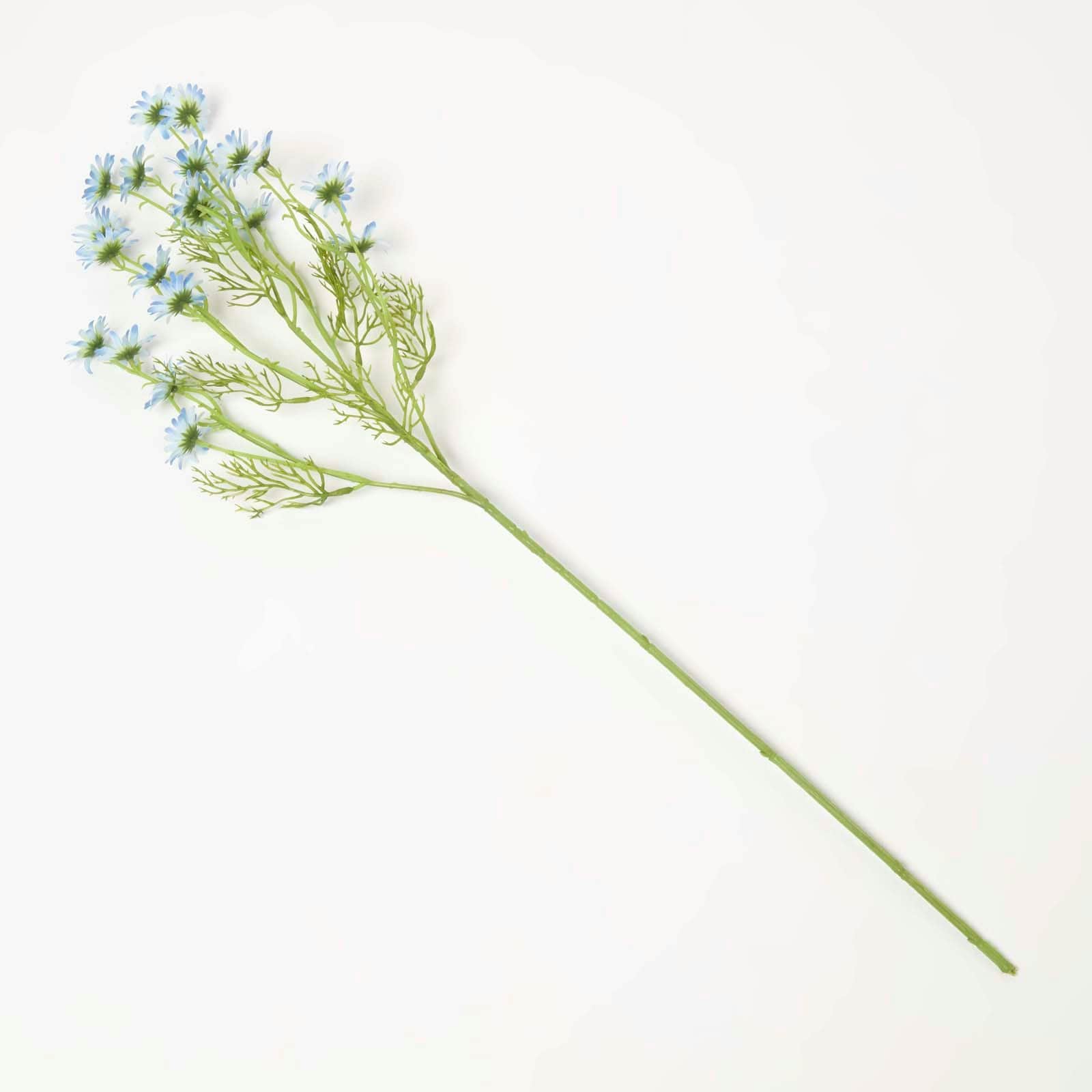 Homescapes Artificial Stem of Blue Daisy Flowers, 72 cm