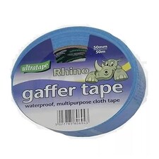 Ultratape Multipurpose Rhino Gaffer Cloth Tape 50mm x 50m Blue
