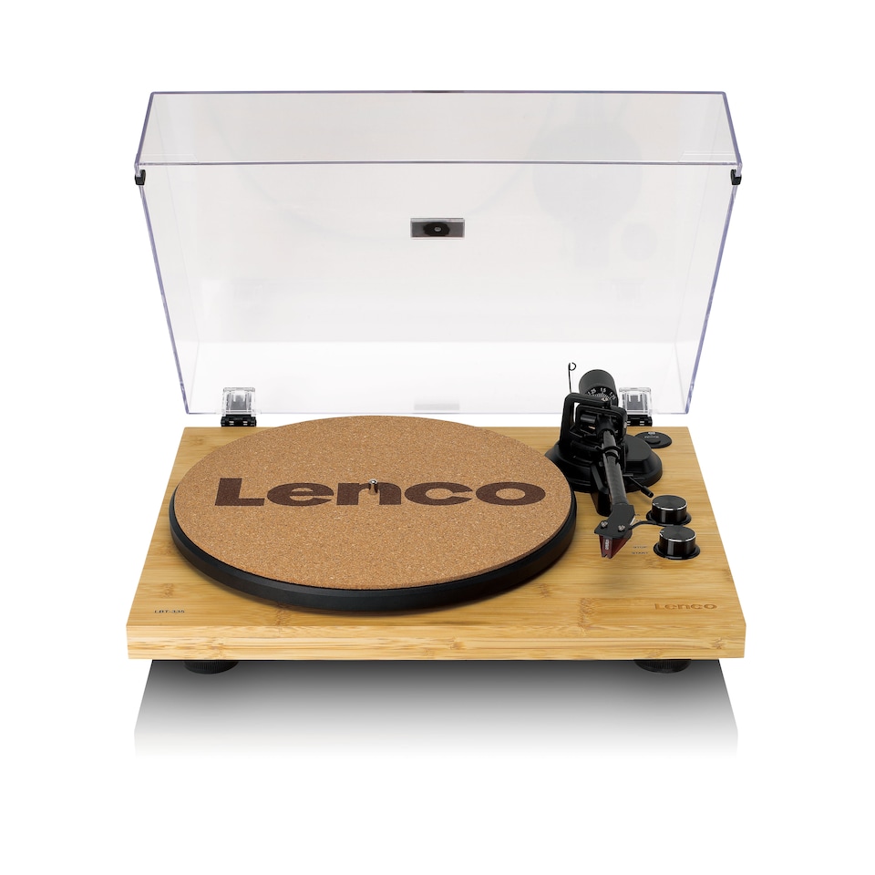 image 1 of Lenco LBT-335BA - Turntable with Bluetooth transmission, Bamboo