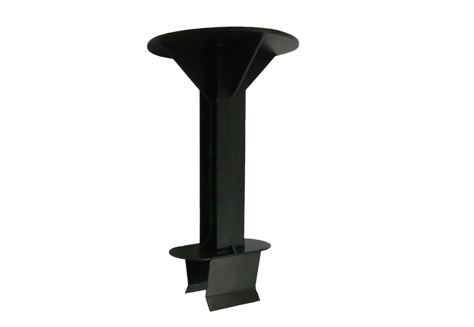 image 1 of Pack of 256 stilts and 1000 4.00mm x 30mm wood screws | Black