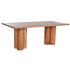 Dining Table Home ESPRIT Brown Natural Acacia 200 x 100 x 76 cm N/A