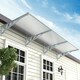 image 2 of Living and Home Door Window Awning Canopy Rain Cover - L270*W90*H28cm Grey