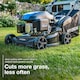 image 2 of Hyundai 16 Inch 40cm Petrol Lawnmower, Hand Push, 139cc Engine HYM16130PX