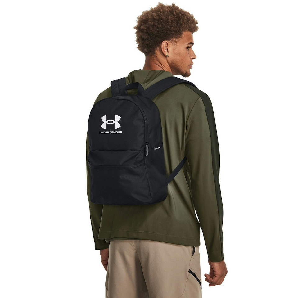 image 1 of Under Armour Loudon Lite Logo Backpack - Black/White - One Size