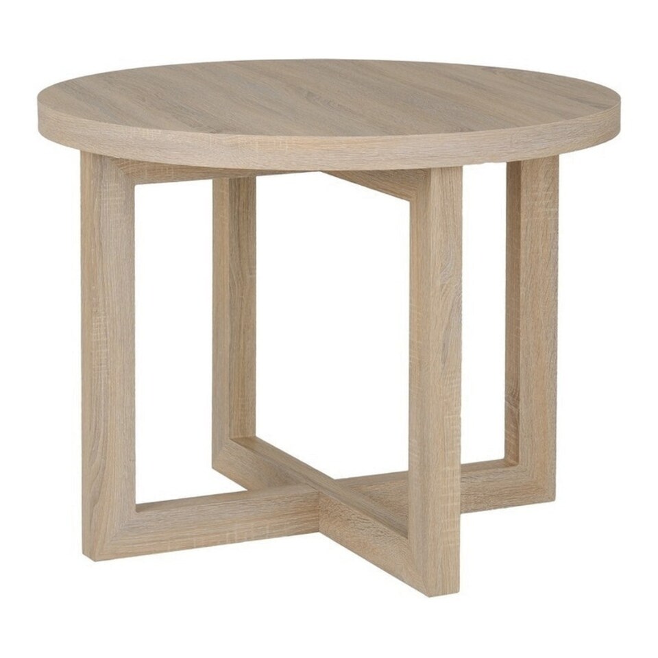 image 1 of Cambourne Stowaway Dining Set - Sonoma Oak Effect Veneer/Brown Linen Fleck Brown