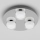 image 4 of BHS Brooke LED Bathroom Ceiling Spotlight Plate | Silver | Chrome | 1