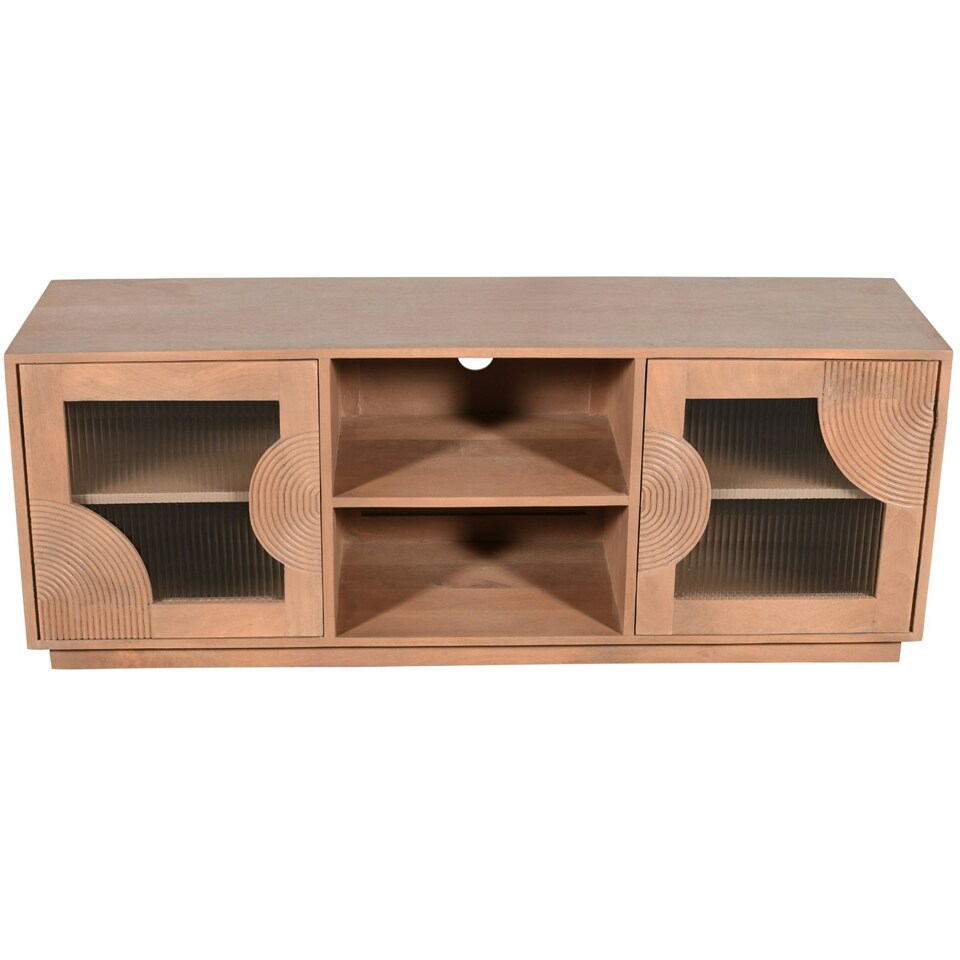 image 1 of Jodhpur Solid Wood Tv Cabinet Brown