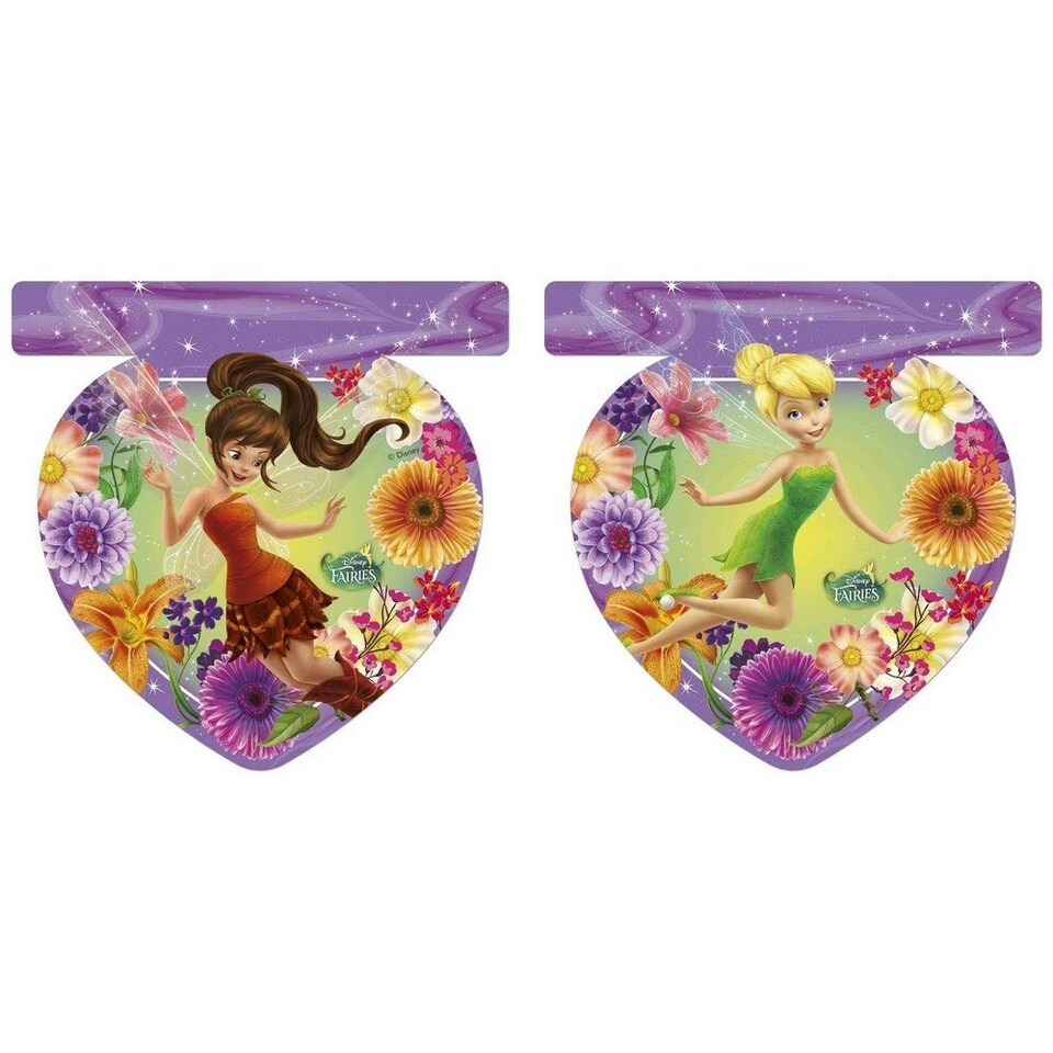 Tinkerbell Flag Banner - Multicoloured - One Size