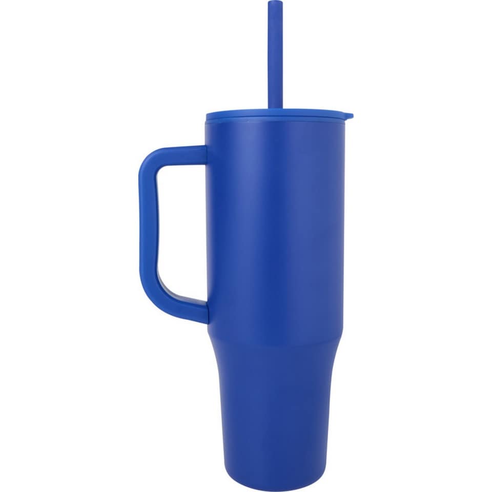 image 1 of Floso Brady Insulated 900ml Mug With Straw | Blue | Royal Blue | One Size | 1