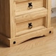 image 7 of Vida Designs Corona 5 Drawer Narrow Chest of Drawers Bedroom Storage, Solid Pine Wood