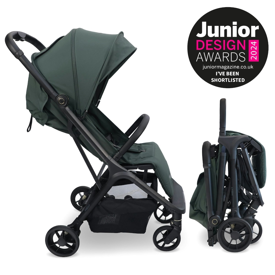 image 1 of MBX7 Plus Auto-Fold Stroller - Forest Green Green