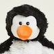 image 2 of Warmies Plush Black and White Penguin LARGE