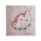 image 1 of Deckled Edge Christmas Card - Its The Most Magical Time Of The Year - Unicorn (Silver) - One Size
