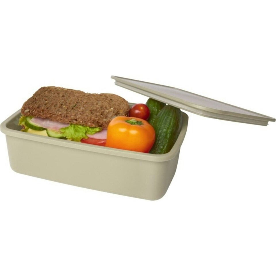 image 1 of Seasons Dovi Plastic Lunch Box - Beige - 6cm x 19cm x 13cm