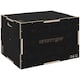 image 1 of SPORTNOW 41/51/61cm Pylometric Jump Box, Wooden Pylo Box for Home Gym | Black