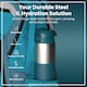 image 2 of Leak Proof 1 Litre Water Bottle, Stainless Steel, 1200ml (40oz)
