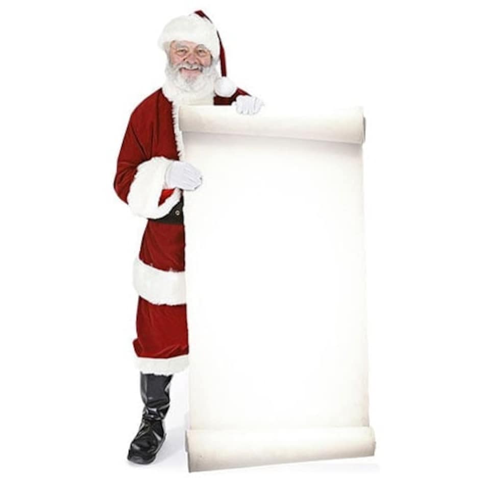 Father Christmas Large Sign Lifesize Cardboard Cutout - 183cm