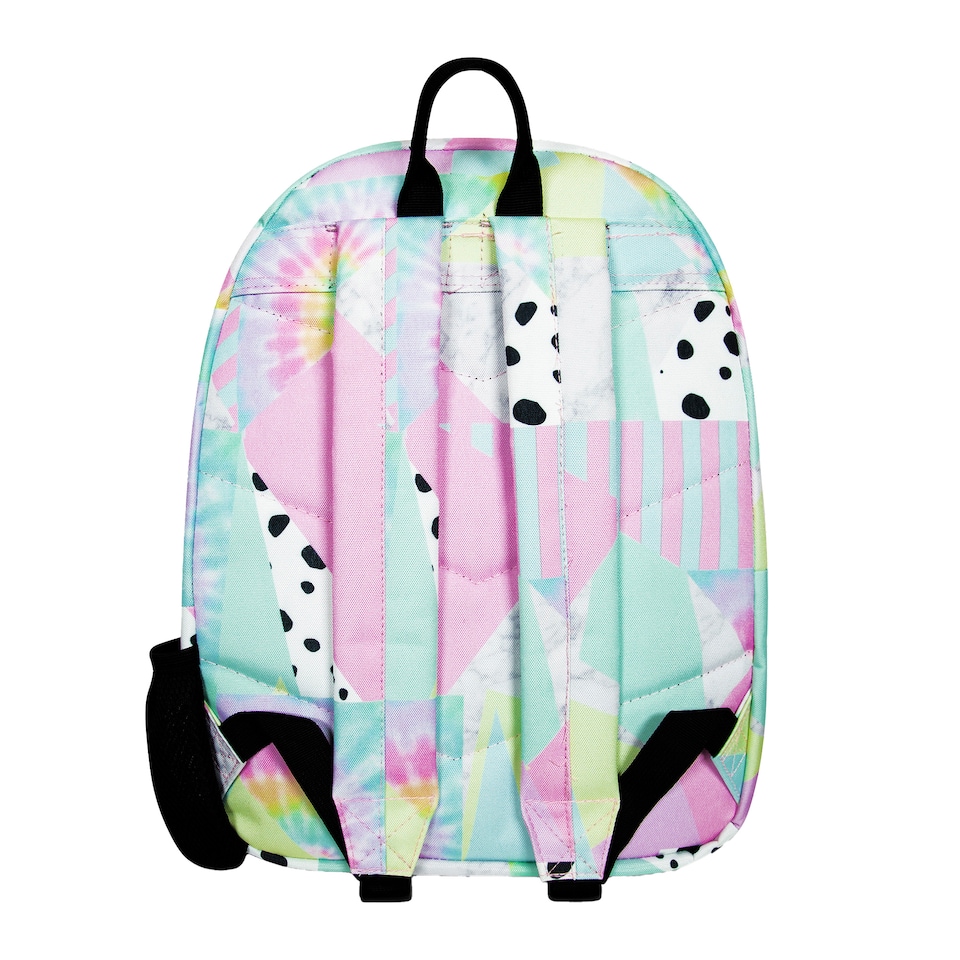 image 1 of Kids Backpack Multi Pastel Collage Design | Lightweight School Bag | Multi | Multi | 1