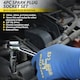 image 5 of Goodyear 4pc Spark Plug Socket Set With Rubber Plug Retention External Hex