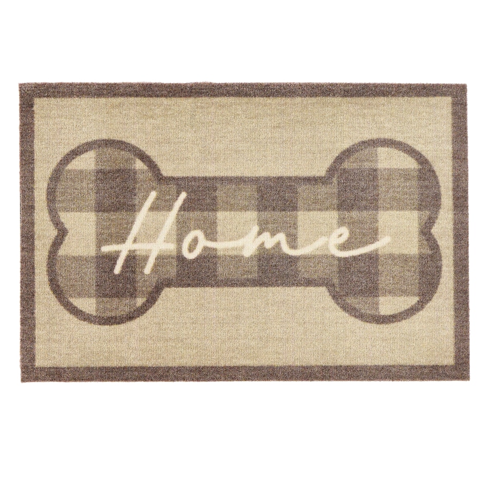 image 1 of Howler & Scratch Mat Plaid Home 50x75 Door Mat