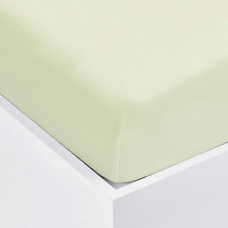 image 1 of 2pack Jersey Interlock Sheets Yellow | Cot Bed