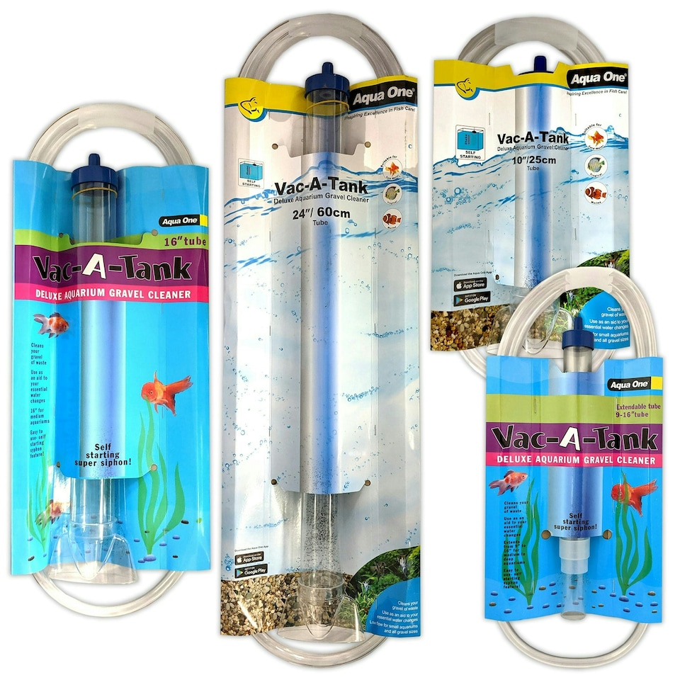 image 1 of Aqua One Vac-A-Tank Gravel Cleaner Syphon White