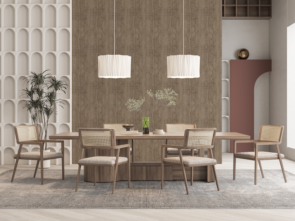 image 1 of Arthouse Luxe Timber Slate Wallpaper