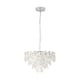 image 1 of EGLO Carvario Glass Pendant Chandelier Light Silver