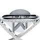 image 6 of COSYLYTE Samford 3 Light LED  Beaded Ceiling Light Chrome