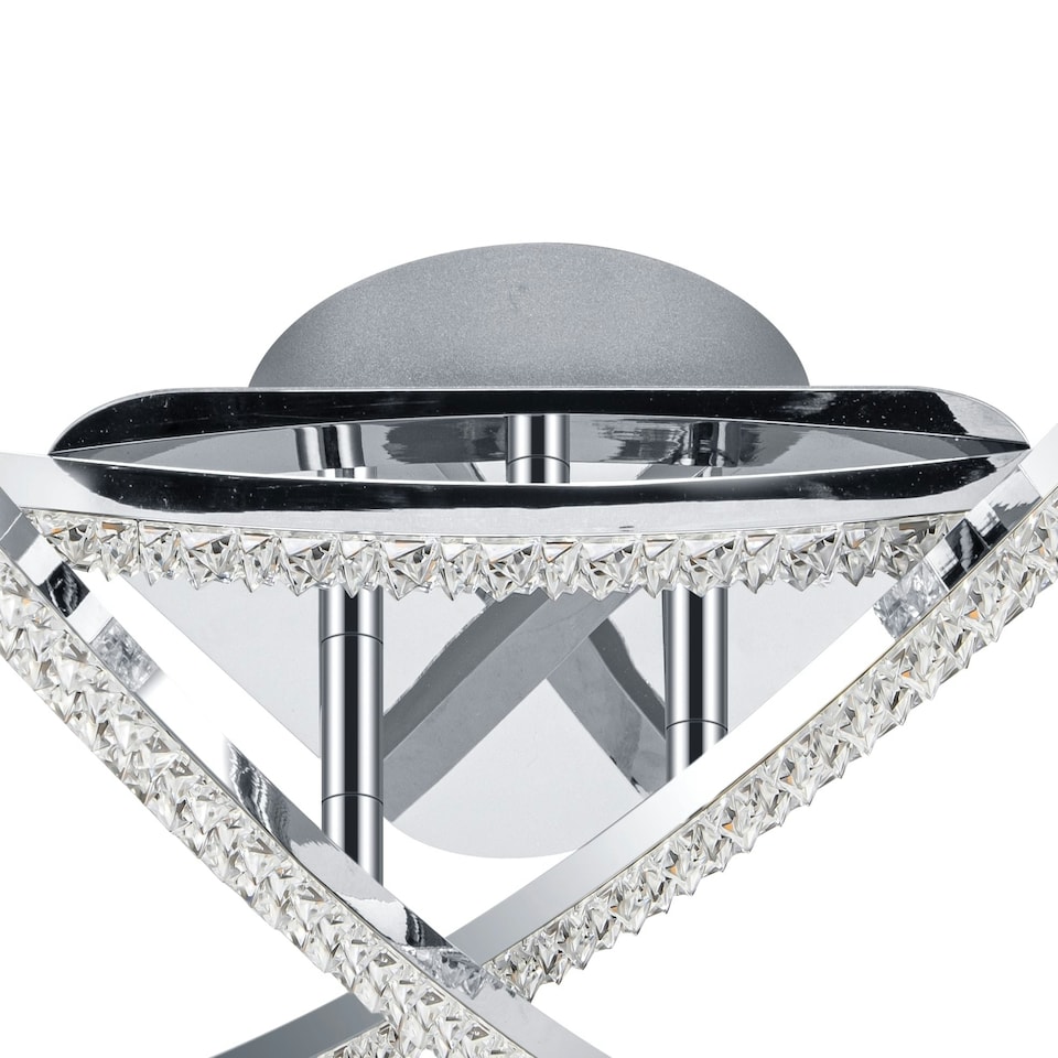 image 1 of COSYLYTE Samford 3 Light LED  Beaded Ceiling Light Chrome