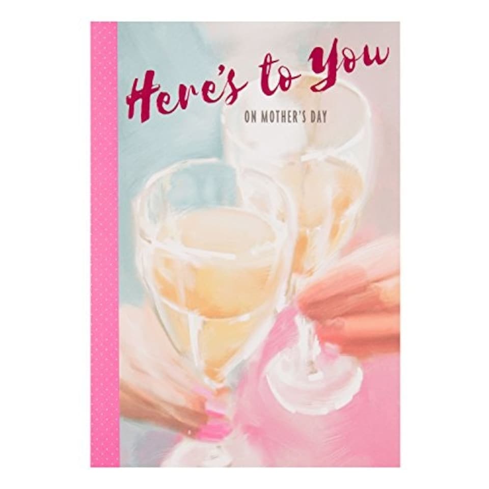 image 1 of Hallmark Open Traditional Mother's Day Card 'Here's To You' New Medium