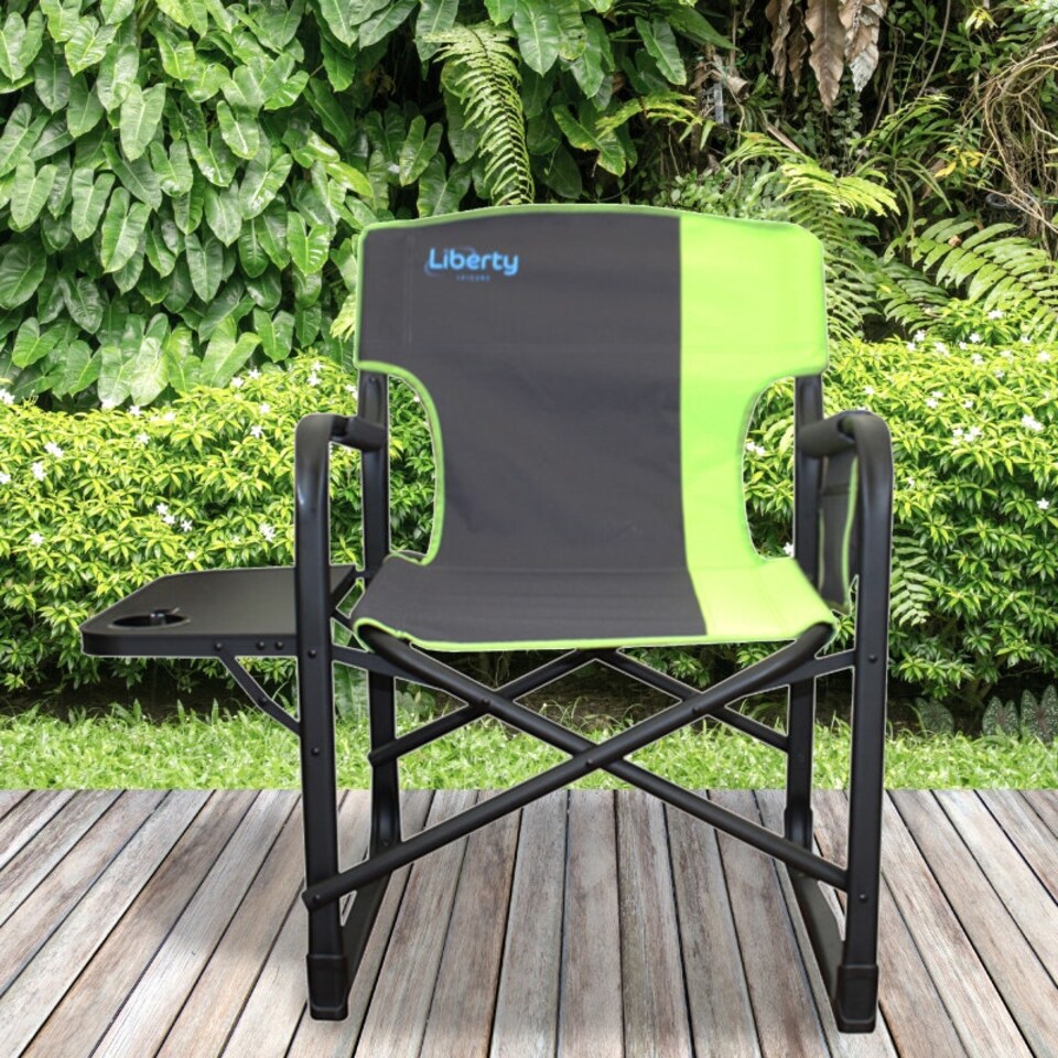 image 1 of Liberty Director Chair Folding Side Table - Lime N/A