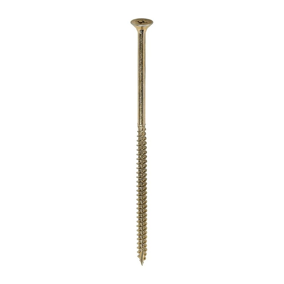 image 1 of Timco - Classic Multi-Purpose Screws - PZ - Double Countersunk - Yellow (Size 5.0 x 120 - 100 Pieces)