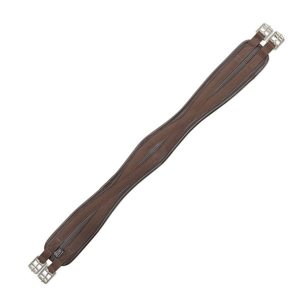 image 1 of Shires Anti-Chafe Horse Girth - Brown - 54in
