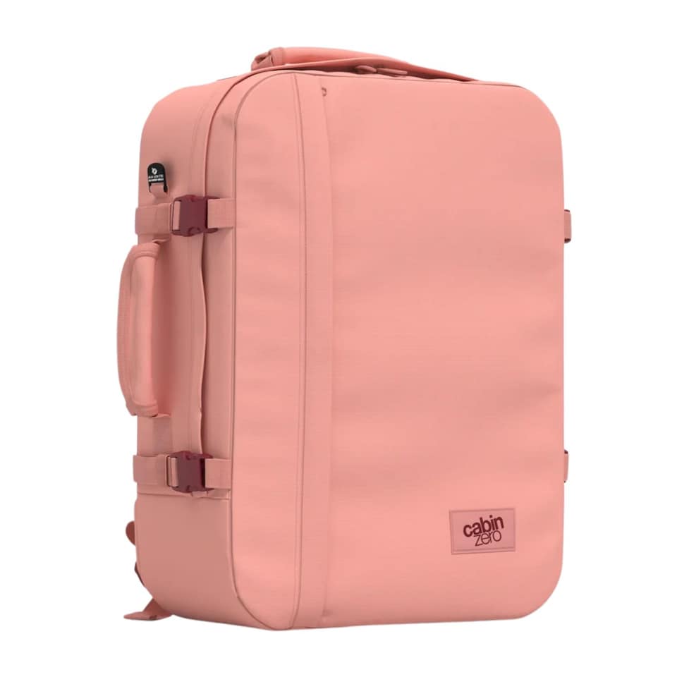 image 1 of CABINZERO Classic Cabin Backpack 44L, Lightweight Bag for Long Trips | Pink | Macaron Pink
